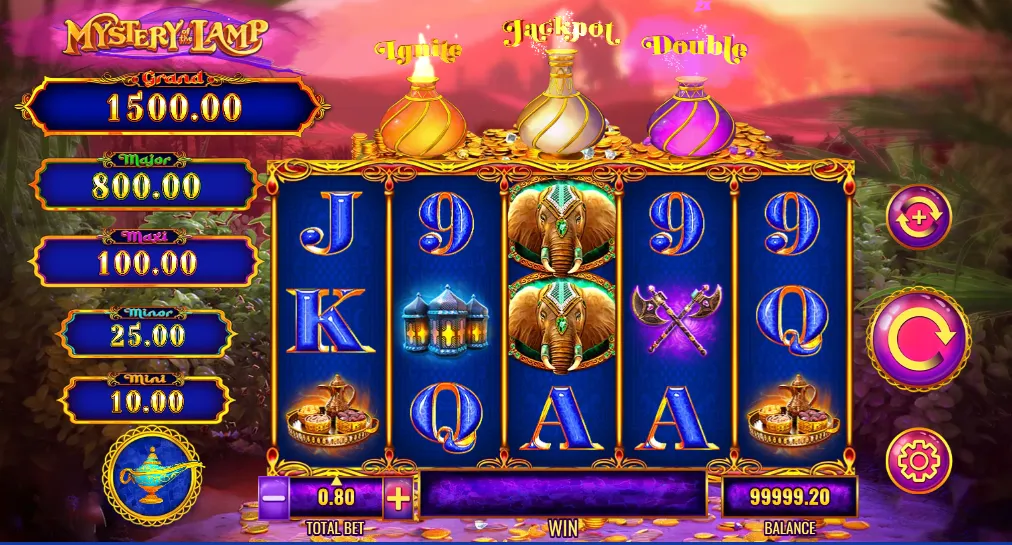 Mystery of the Lamp Treasure Oasis Slot